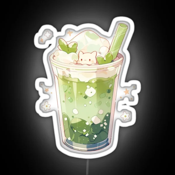 Matcha Latte RGB Neon Sign