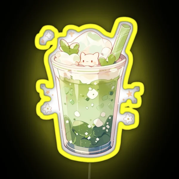 Matcha Latte RGB Neon Sign