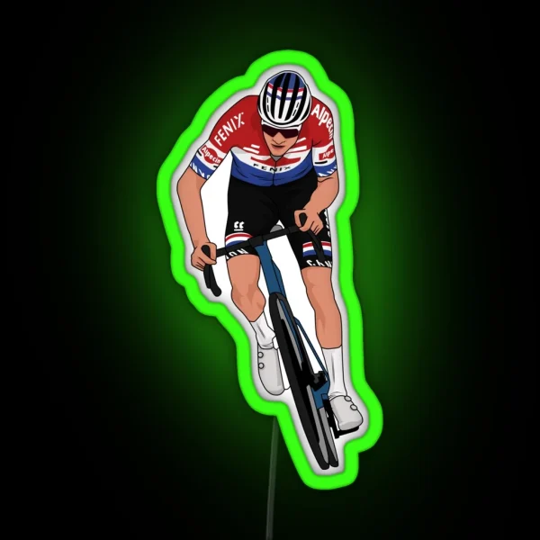 Mathieu Van Der Poel MVDP RGB Neon Sign