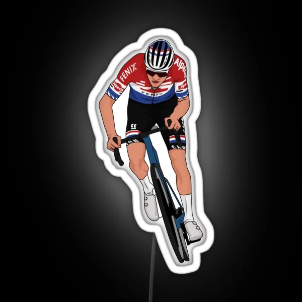 Mathieu Van Der Poel MVDP RGB Neon Sign