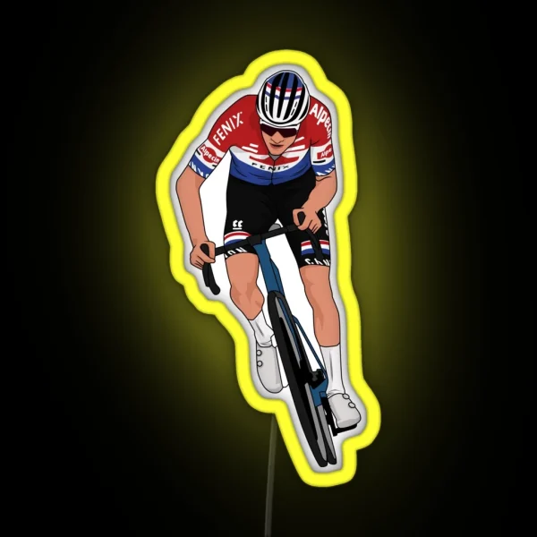 Mathieu Van Der Poel MVDP RGB Neon Sign