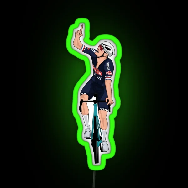 Mathieu Van Der Poel MVDP TDF Win 2021 RGB Neon Sign