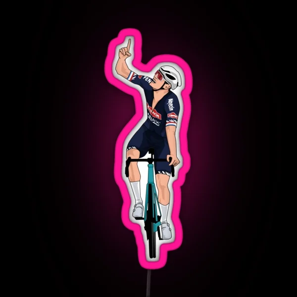 Mathieu Van Der Poel MVDP TDF Win 2021 RGB Neon Sign