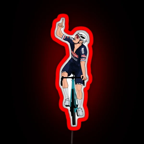 Mathieu Van Der Poel MVDP TDF Win 2021 RGB Neon Sign