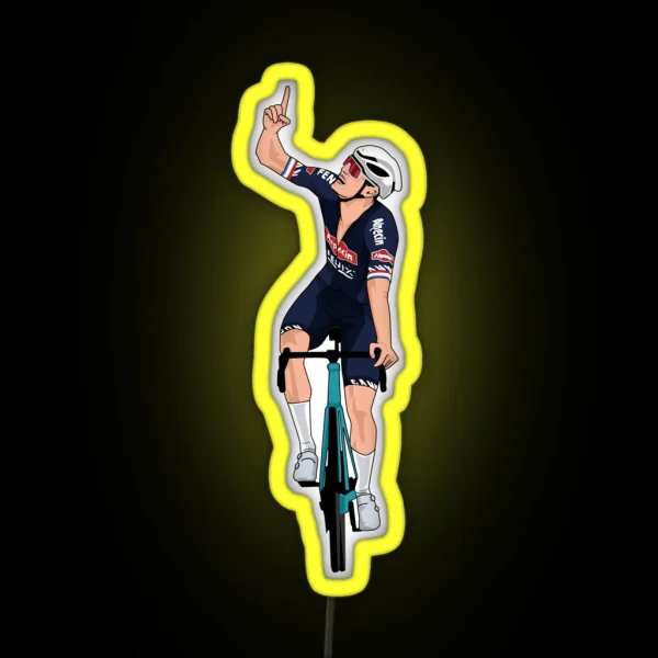 Mathieu Van Der Poel MVDP TDF Win 2021 RGB Neon Sign