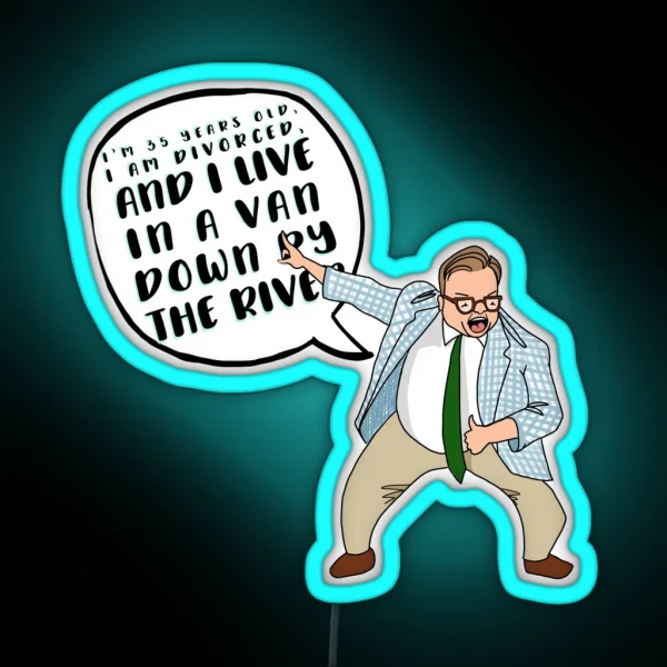 Matt Foley RGB Neon Sign