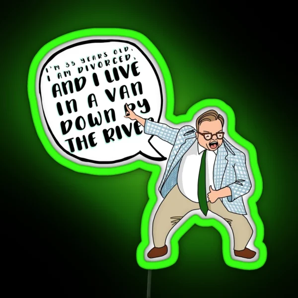 Matt Foley RGB Neon Sign