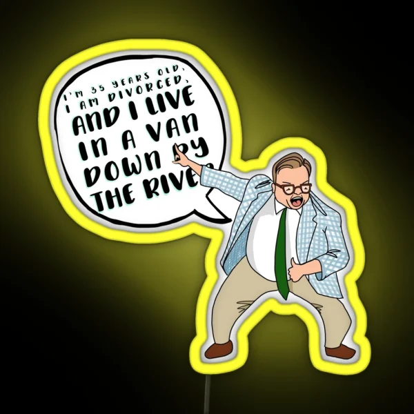 Matt Foley RGB Neon Sign