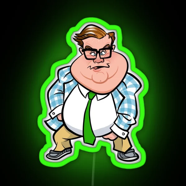 Matt Foley RGB Neon Sign