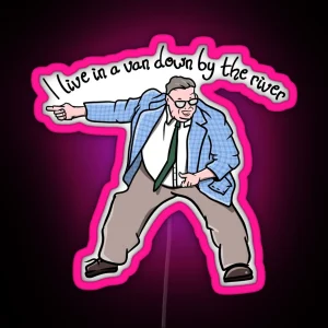 Matt Foley Van Down By The River RGB Neon Sign