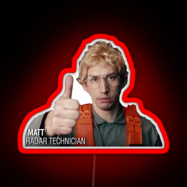 Matt The Radar Technician RGB Neon Sign