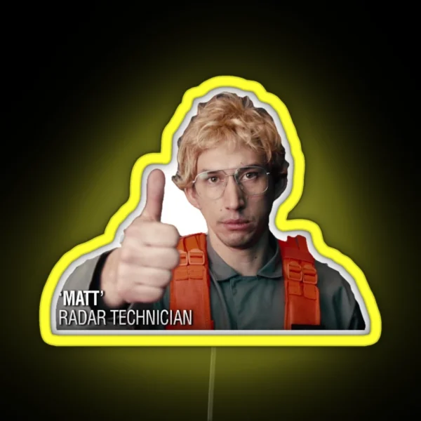 Matt The Radar Technician RGB Neon Sign