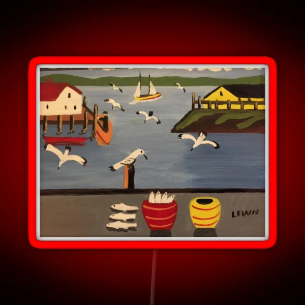 Maud Lewis RGB Neon Sign