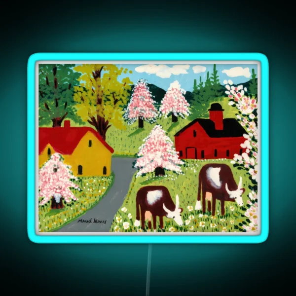 Maud Lewis RGB Neon Sign