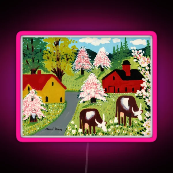 Maud Lewis RGB Neon Sign
