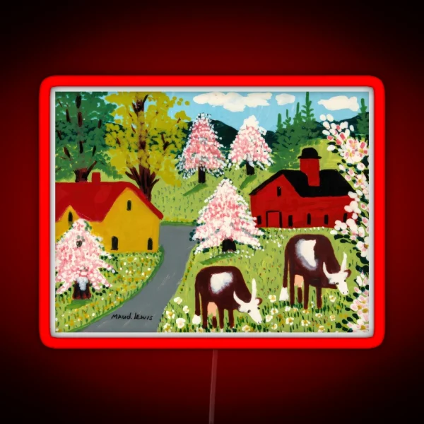 Maud Lewis RGB Neon Sign