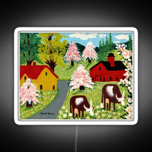 Maud Lewis RGB Neon Sign