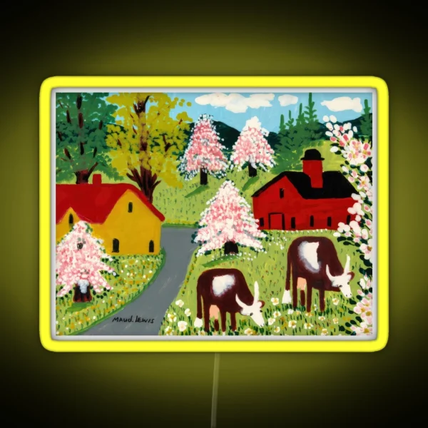 Maud Lewis RGB Neon Sign