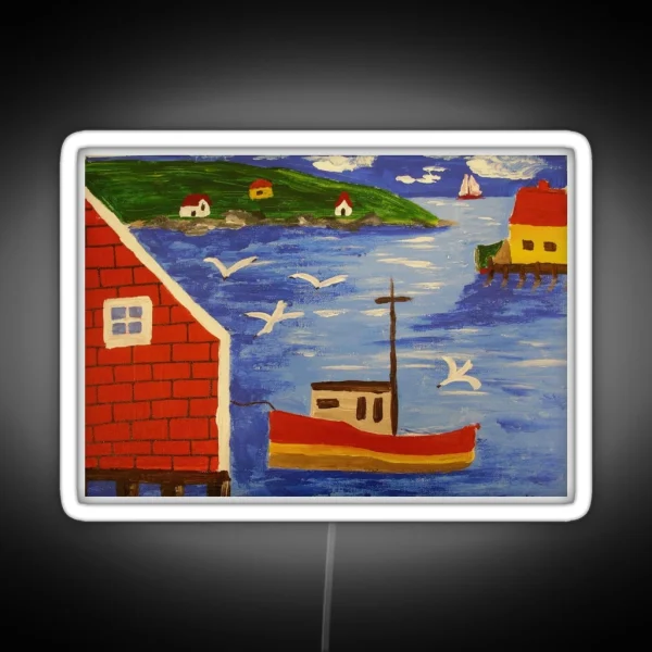 Maud Lewis RGB Neon Sign