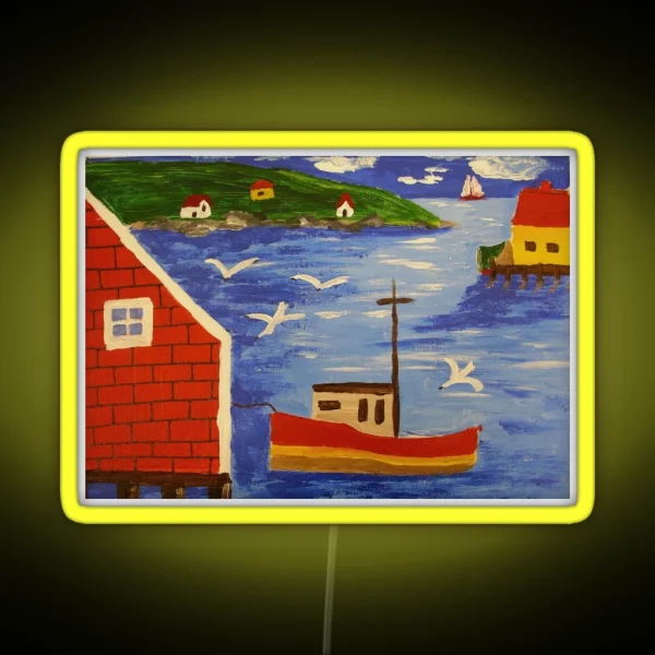 Maud Lewis RGB Neon Sign