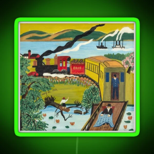Maud Lewis RGB Neon Sign