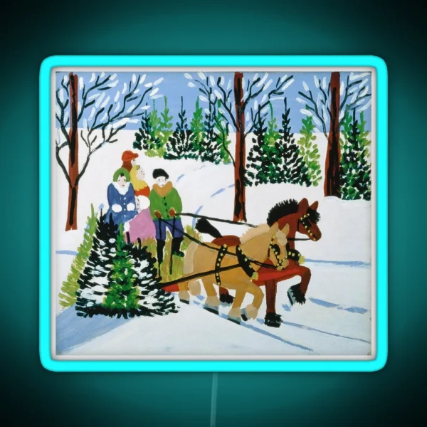 Maud Lewis RGB Neon Sign