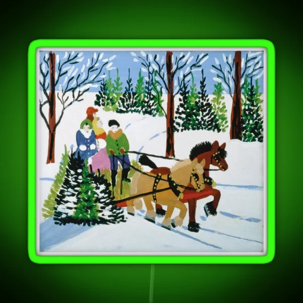 Maud Lewis RGB Neon Sign
