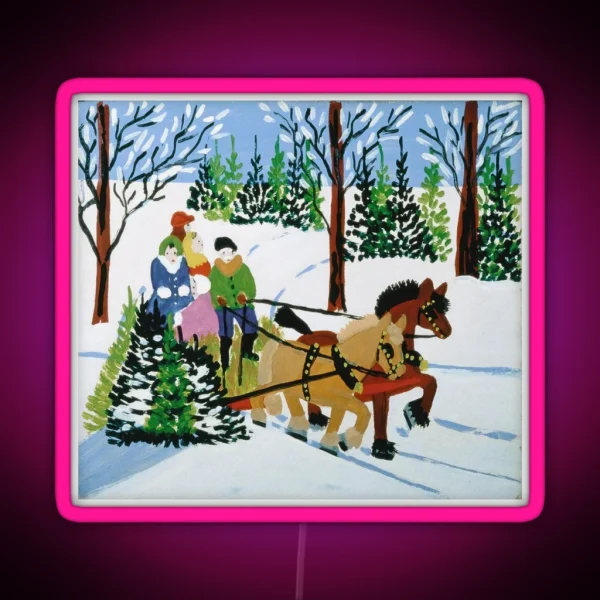 Maud Lewis RGB Neon Sign