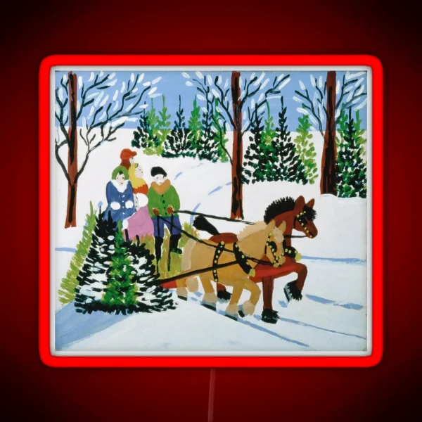 Maud Lewis RGB Neon Sign