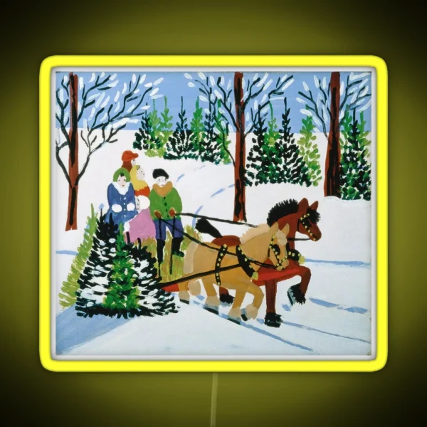 Maud Lewis RGB Neon Sign