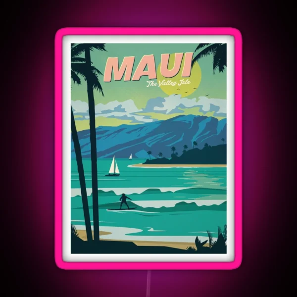 Maui RGB Neon Sign