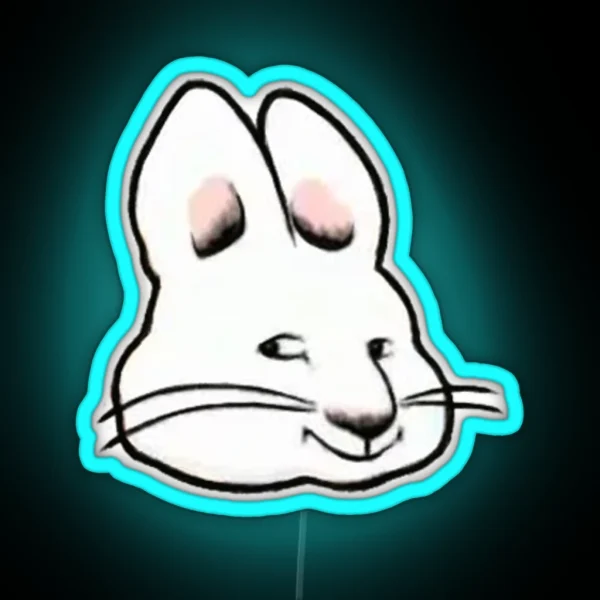 Max And Ruby Head RGB Neon Sign