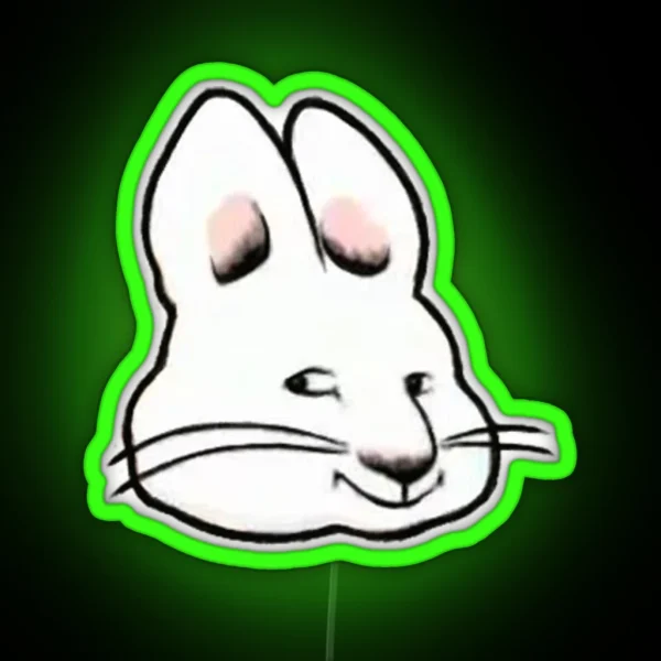 Max And Ruby Head RGB Neon Sign