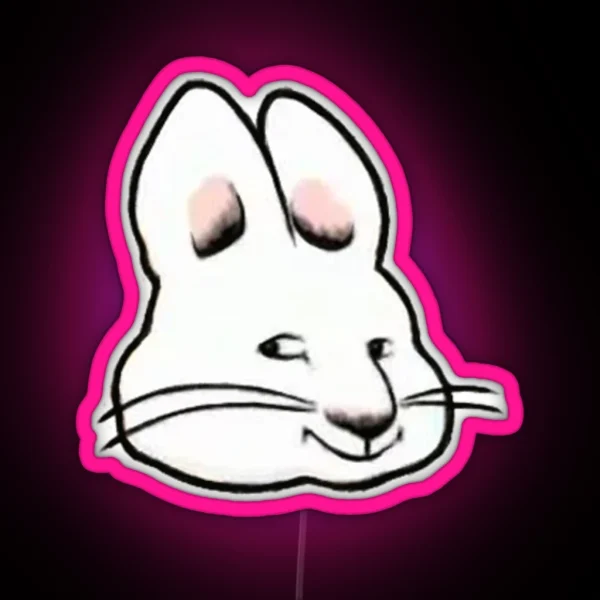 Max And Ruby Head RGB Neon Sign