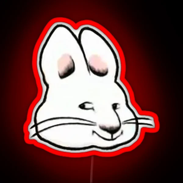 Max And Ruby Head RGB Neon Sign