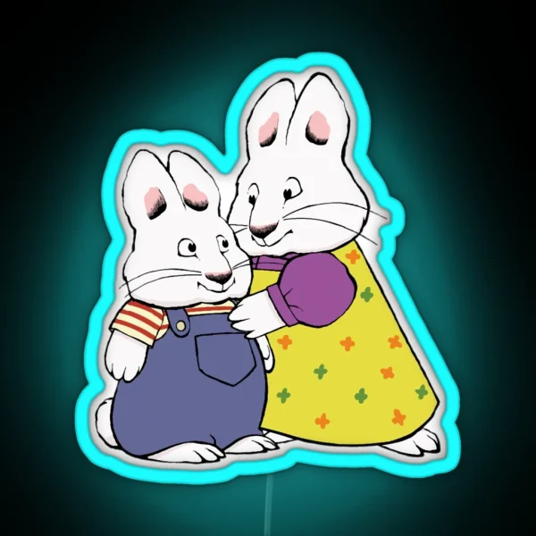 Max And Ruby RGB Neon Sign