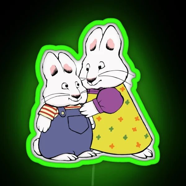 Max And Ruby RGB Neon Sign