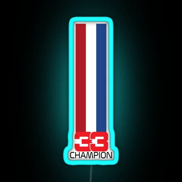 Max Verstappen F1 CHAMPION RGB Neon Sign