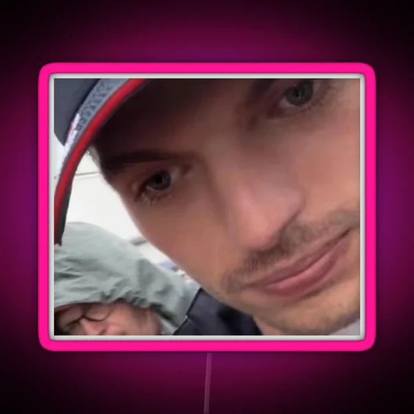Max Verstappen Overthink Meme RGB Neon Sign