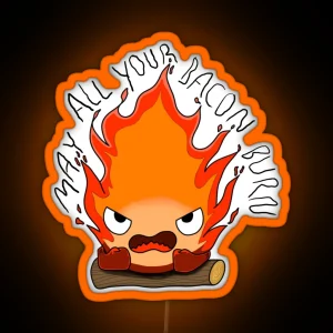 May All Your Bacon Burn RGB Neon Sign