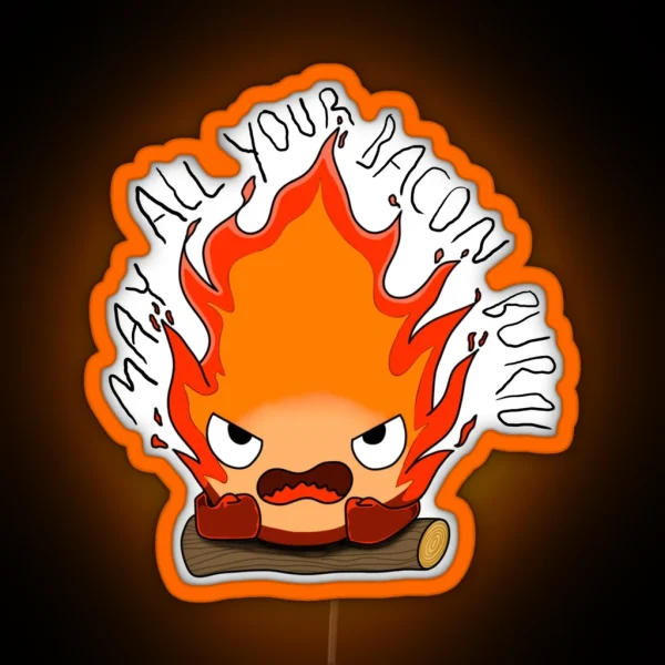 May All Your Bacon Burn RGB Neon Sign