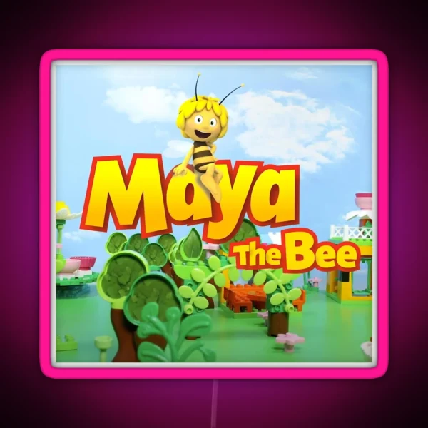 Maya The Bee And Her Best Friend Having Great Adventures Maya The Bee Rave Acid RGB Neon Sign