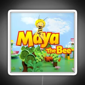 Maya The Bee And Her Best Friend Having Great Adventures Maya The Bee Rave Acid RGB Neon Sign