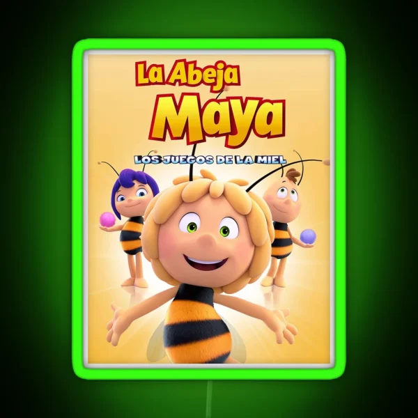 Maya The Bee RGB Neon Sign
