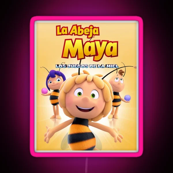 Maya The Bee RGB Neon Sign