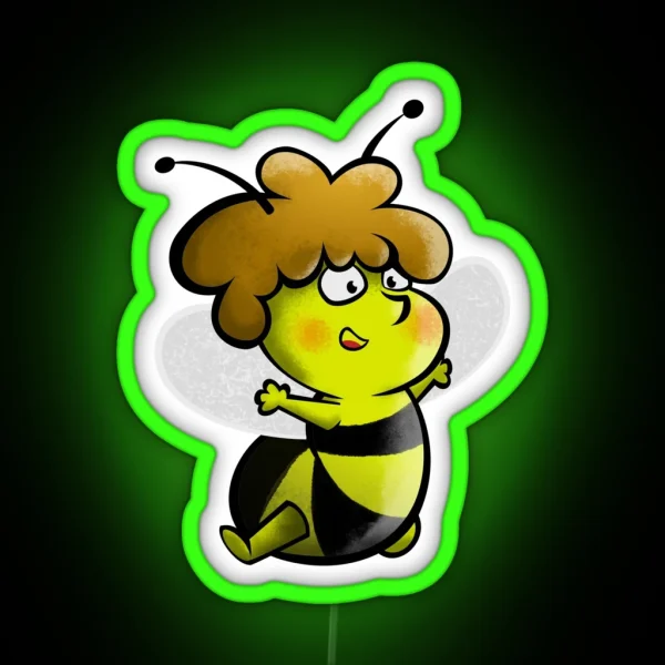 Maya The Bee RGB Neon Sign