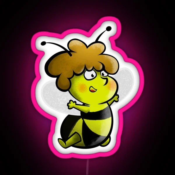 Maya The Bee RGB Neon Sign