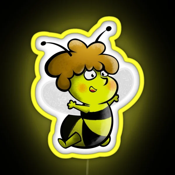 Maya The Bee RGB Neon Sign