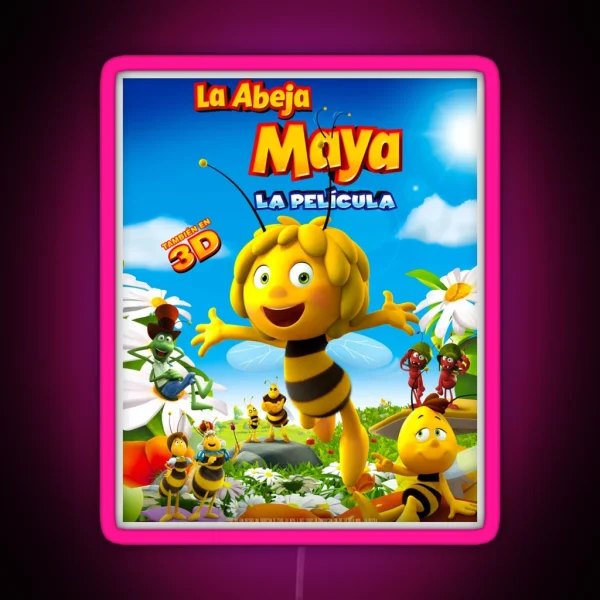 Maya The Bee RGB Neon Sign