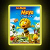 Maya the Bee neon sign featuring vibrant RGB lighting in yellow.